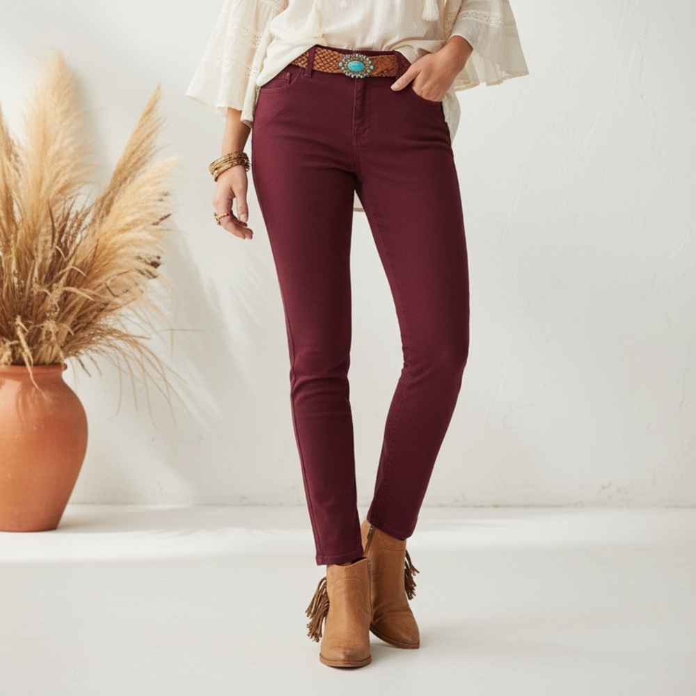 LuLaRoe Original Skinny Denim • Wine Wash • Unicorn • Last of their Kind